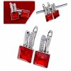4878 Srebrne kolczyki Austrian Crystal pozłacane białym złotem zapięcie angielskie